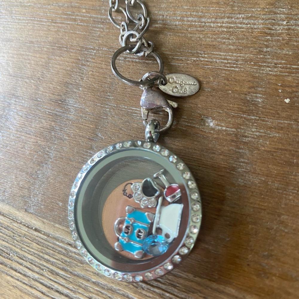 Origami Owl Silver Chain Necklace